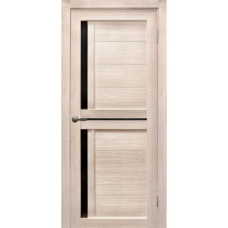 Дверь межкомнатная Дубрава Сибирь Foret light МЕДИАНА Лиственница кремовая, стекло черное Дверь межкомнатная Дубрава Сибирь Foret light МЕДИАНА Лиственница кремовая, стекло черное